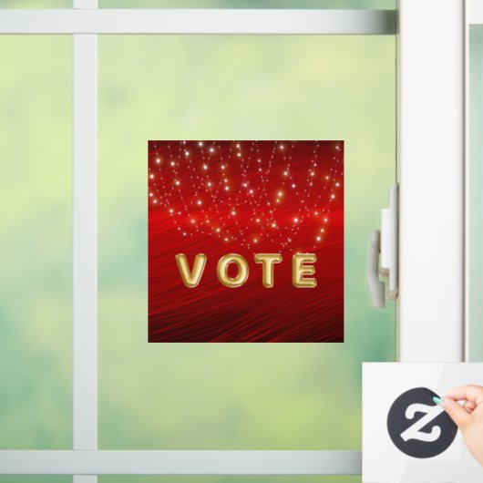 Scarlet Starlight Cascade Vote Raamsticker (Huis)