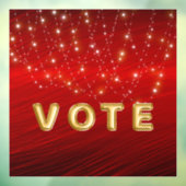 Scarlet Starlight Cascade Vote Raamsticker (Vel 3)