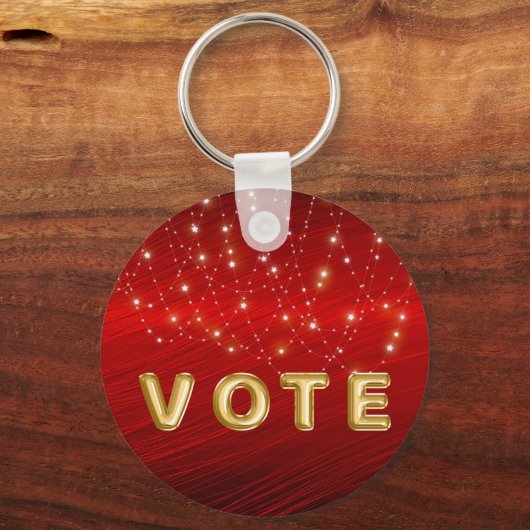 Scarlet Starlight Cascade Vote Sleutelhanger (Voorkant)