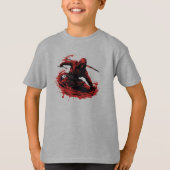 Scarlet Stealth: Rood Ninja Meesterschap Shirt (Voorkant)