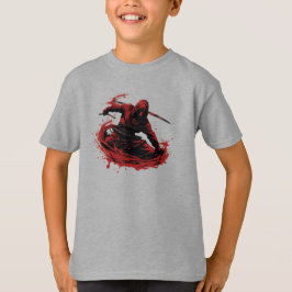 Scarlet Stealth: Rood Ninja Meesterschap Shirt