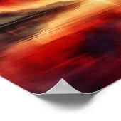 Scarlet Stillness Horizon – Terug naar school Poster (Hoek)
