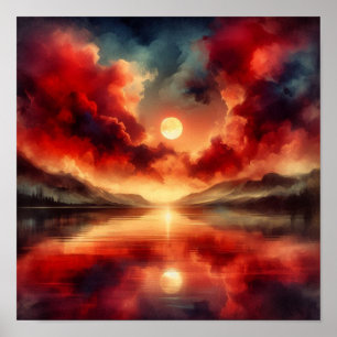 Scarlet Stillness Horizon – Terug naar school Poster