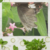 Scarlet Swallowtail Butterfly Macro Kitchen Towel Theedoek (Gevouwen)