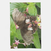 Scarlet Swallowtail Butterfly Macro Kitchen Towel Theedoek (Verticaal)