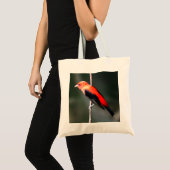 Scarlet Tanager Budget Canvas tas (Voorkant (product))
