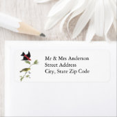 Scarlet Tanager - John James Audubon Etiket (Insitu)