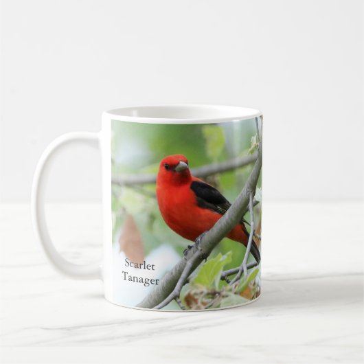 Scarlet Tanager Mok door BirdingCollectibles (Links)