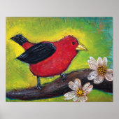 Scarlet Tanager Poster (Voorkant)