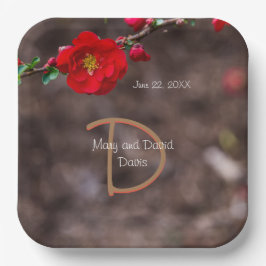 Scarlet Top Trouwpapier Borden Papieren Bordje