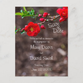 Scarlet Top Wedding Briefkaart