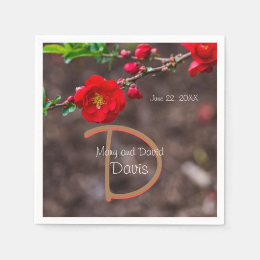 Scarlet Top Wedding Servet (Voorkant)