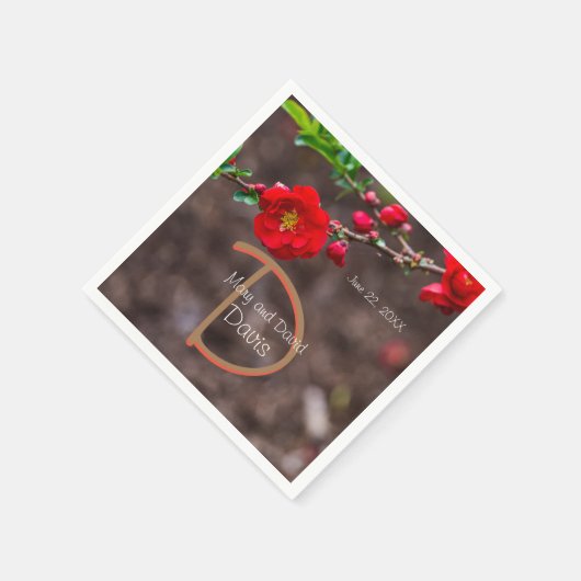 Scarlet Top Wedding Servet (Hoek)