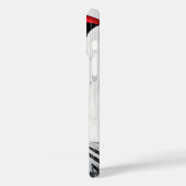 "Scarlet Umbrella" Rain Silhouette Art Case-Mate iPhone Case (Achterkant / Links)