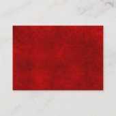 Scarlet Velvet Lijst  Ornament Trouwsite Informatiekaartje (Achterkant)
