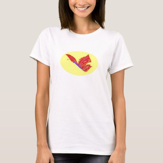Scarlet-vlucht - shirt (Voorkant)