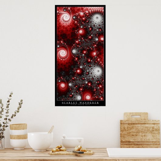 Scarlet Wanderer Poster (Keuken)