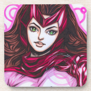 Scarlet Witch ~ Wanda Maximoff Bier Onderzetter