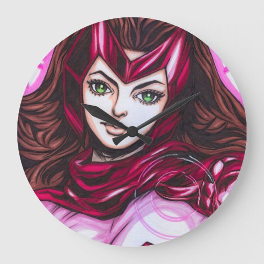 Scarlet Witch ~ Wanda Maximoff Grote Klok (Voorkant)