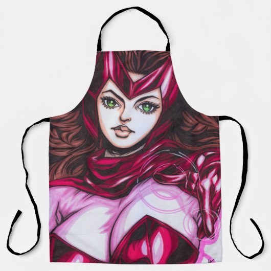 Scarlet Witch ~ Wanda Maximoff Schort (Voorkant)