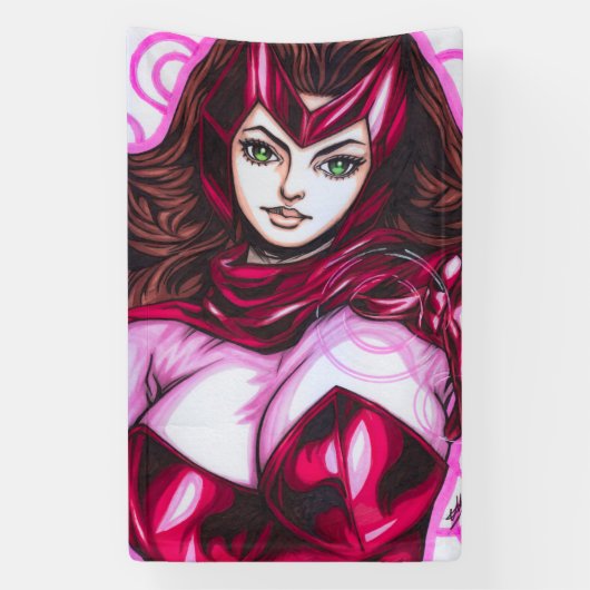 Scarlet Witch ~ Wanda Maximoff Spandoek (Verticaal)