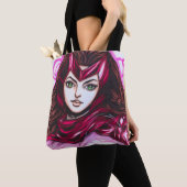 Scarlet Witch ~ Wanda Maximoff Tote Bag (Dichtbij)