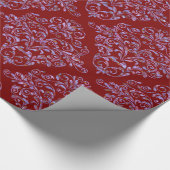 Scarletphylo Elegant Royal Damask Cadeaupapier (Hoek)
