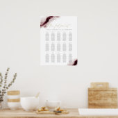 Scarlett | Goudzeegras voor de Waterverf van Bourg Poster (Keuken)