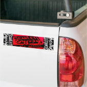 Scarlett Gypsy Glam Metal Rock Band Bumpersticker (Op Truck)