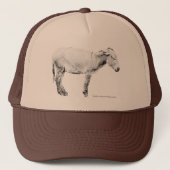 "Scarlett Hates the Rain" Ezel Trucker Hoed Trucker Pet (Voorkant)