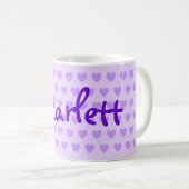 Scarlett in Paars Koffiemok (Voorkant rechts)