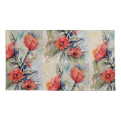 Scarlett poppy set kussensloop (Achterkant-Links)