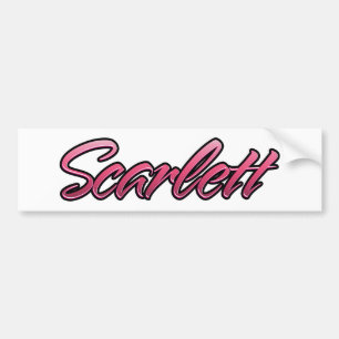 Scarlett vervaagde roze Aufkleber Sticker