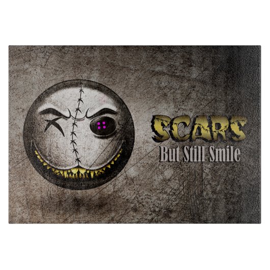 Scarmoji Vintage-spread Snijplank (Voorkant)