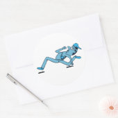 Scarper. Ronde Sticker (Envelop)