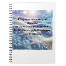 Scars Into Scars - Resilience Affirmation Notitieboek