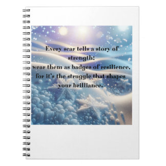 Scars Into Scars - Resilience Affirmation Notitieboek
