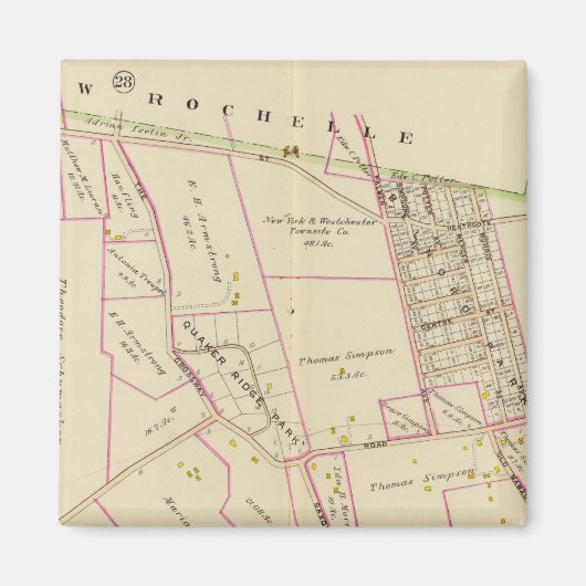 Scarsdale, New York Magneet (Voorkant)