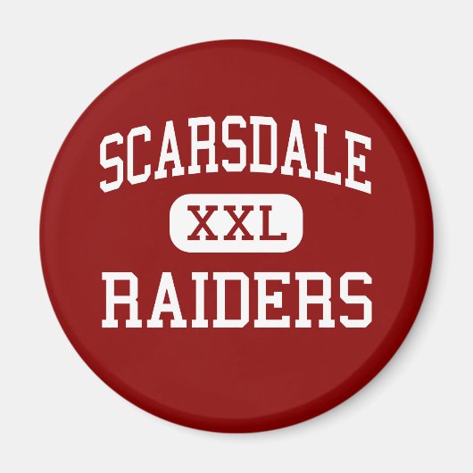 Scarsdale - Raiders - High-Scarsdale New York Magneet (Voorkant)