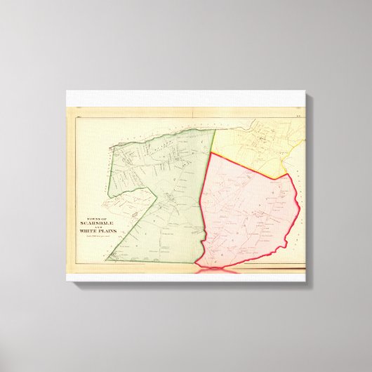 Scarsdale, White Plains, New York Canvas Afdruk (Voorkant)
