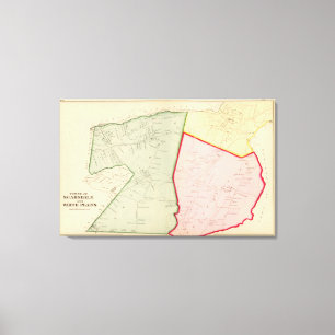 Scarsdale, White Plains, New York Canvas Afdruk