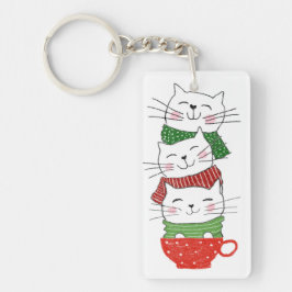 Scarves Cartoon Cute Sleutelhanger