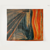 Scary Agonzing Painating Halloween Selfie Backdrop Wandkleed (Voorkant (horizontaal))