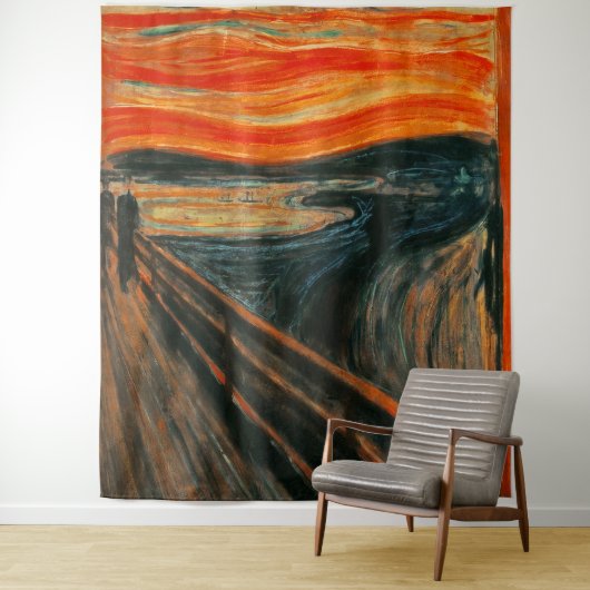 Scary Agonzing Painating Halloween Selfie Backdrop Wandkleed (In situ)