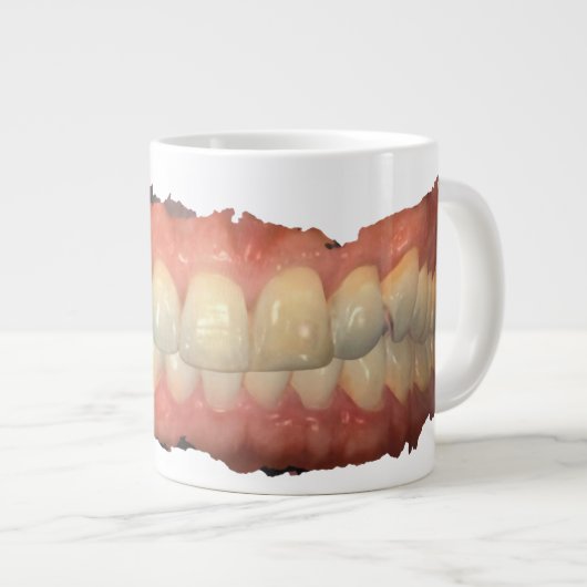 Scary-Ass Teeth Scan Grote Koffiekop (Voorkant rechts)