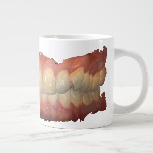 Scary-Ass Teeth Scan Grote Koffiekop (Rechts)