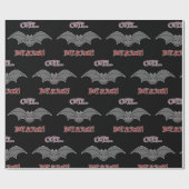 Scary Bat Cadeaupapier (Vlak)