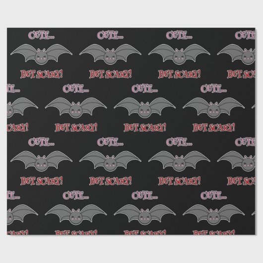 Scary Bat Cadeaupapier (Vlak)