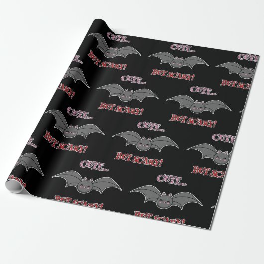 Scary Bat Cadeaupapier (Uitgerold)
