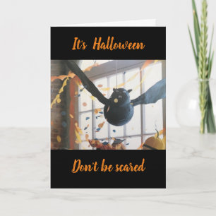 **SCARY BAT** *I NEEM ZORG VOOR U** HALLOEEN KAART
